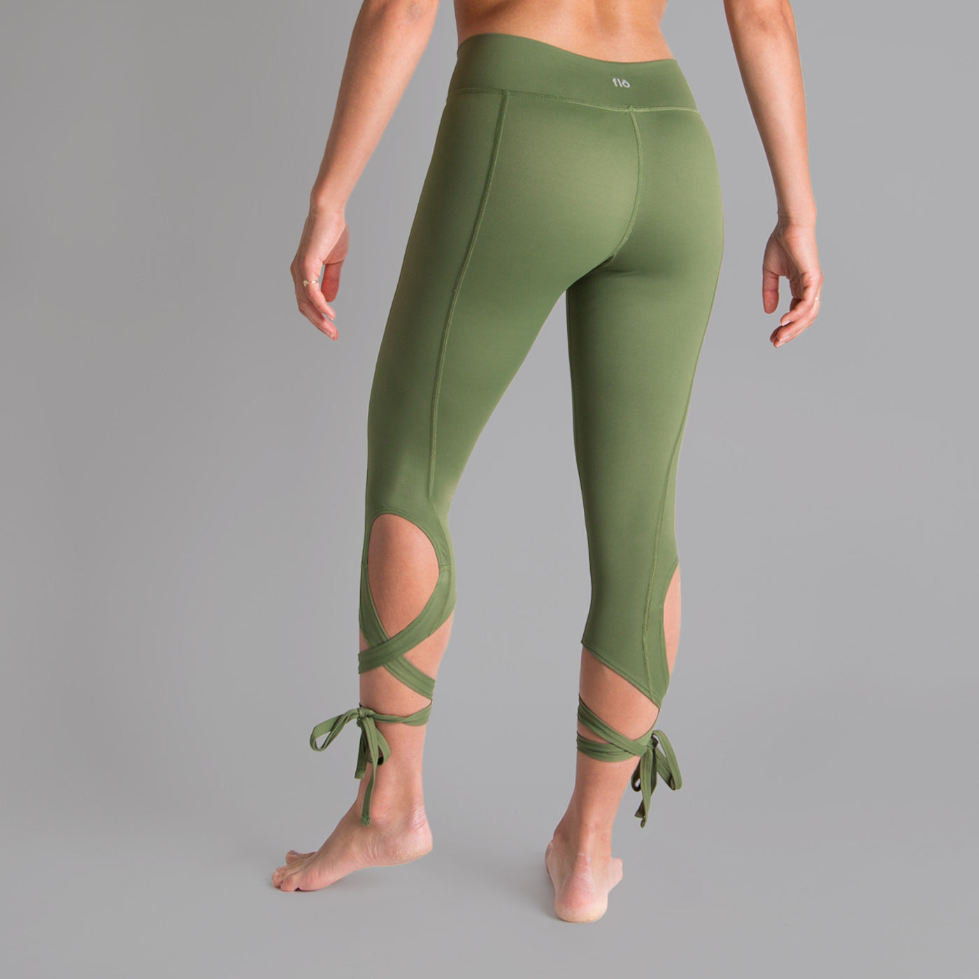 American Vintage Ypawood Leggings Aloe Vera in Green